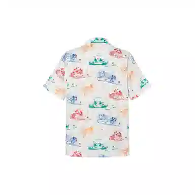 Gucci x Disney Cartoon Print Shirt White