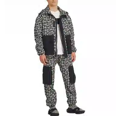 Balmain SS22 Hooded Jacket Black