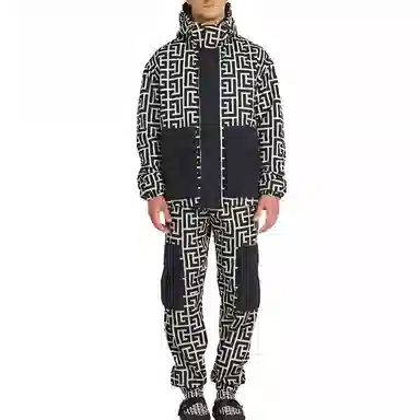 Balmain SS22 Hooded Jacket Black