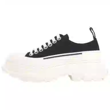 Alexander McQueen Ankle Boots White Black