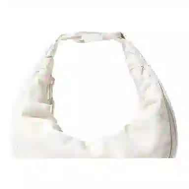 UNIQLO Mini Nylon Tote Bag White