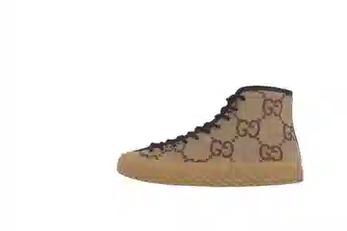 Gucci High-Top Sneakers Camel