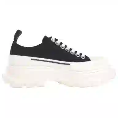 Alexander McQueen Ankle Boots White Black