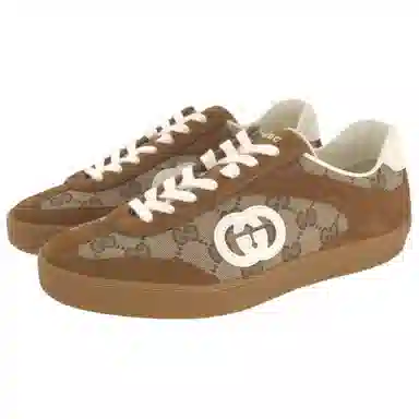 Gucci Brown Low-Top Sneakers