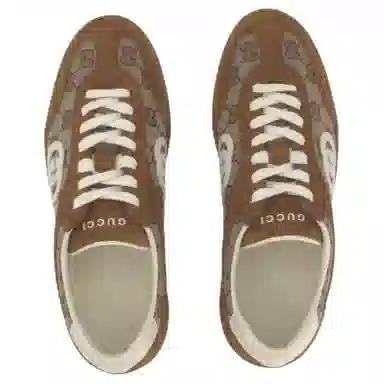 Gucci Brown Low-Top Sneakers