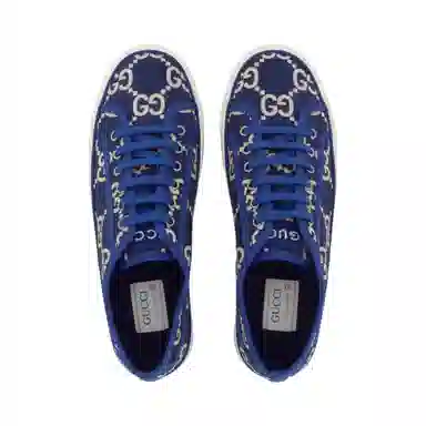 GUCCI Tennis 1977 Low Top Blue