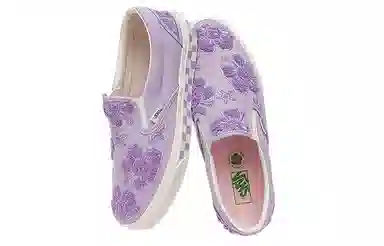Emma Mulholland x Vans Slip-On Floral Embroidery Purple