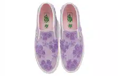 Emma Mulholland x Vans Slip-On Floral Embroidery Purple
