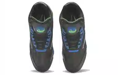 Reebok Retro Basketball Shoes Black Blue