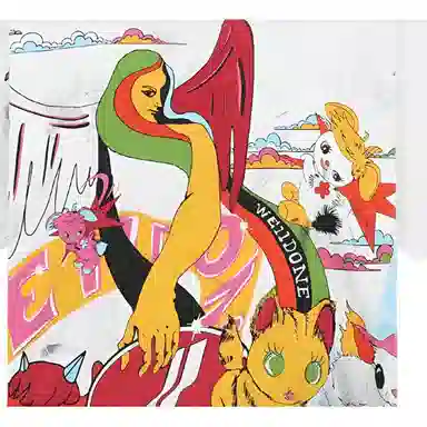 WE11DONE Monster Print T-Shirt