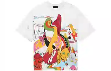 WE11DONE Monster Print T-Shirt