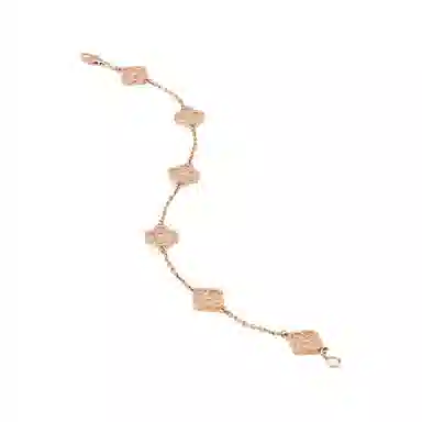 Van Cleef & Arpels Alhambra Sweet 18k Rose Gold Bracelet