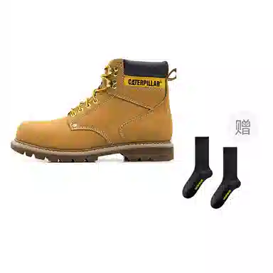 CAT Yellow Martin Boots