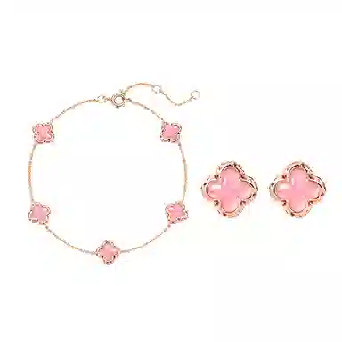 Ai De Promise Clover Stud Earrings