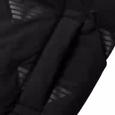 Emporio Armani FW22 Logo Print Puffer Jacket Black