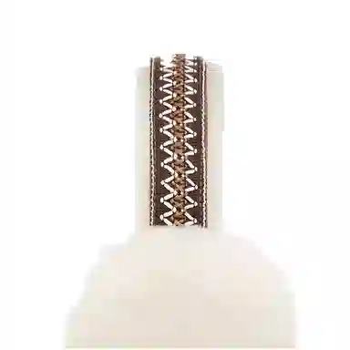 UGG Embroidered Logo Traditional Knit Earmuffs Cream