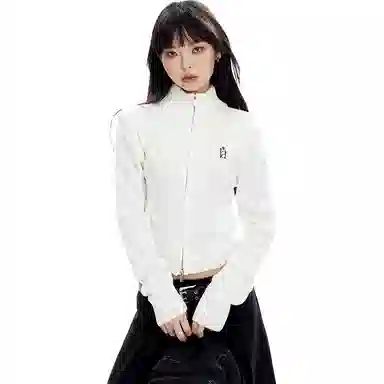 APEA Vintage Embroidered Knit Cardigan