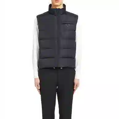 Prada FW21 Puffer Vest Black