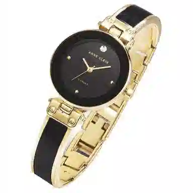 Anne Klein Quartz Watch 24mm Black Dial