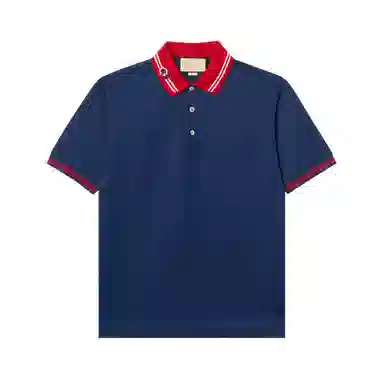 GUCCI SS22 Polo Shirt Blue