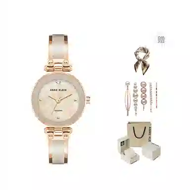 Anne Klein Quartz Watch 24mm Black Dial