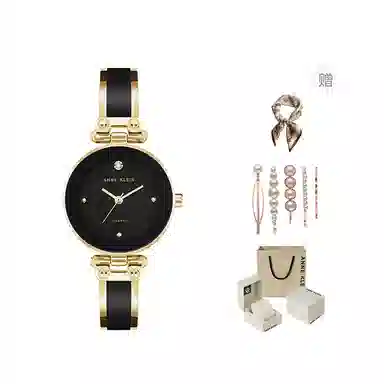Anne Klein Quartz Watch 24mm Black Dial
