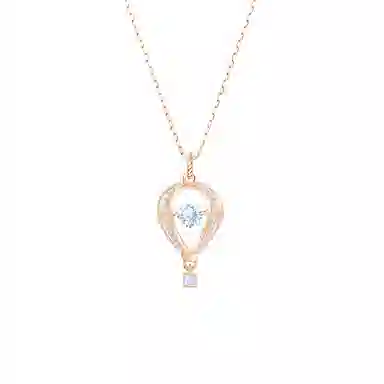 Swarovski Into The Sky Balloon Pendant Rose Gold