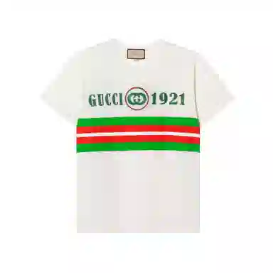 GUCCI 1921 Series Logo Print T-Shirt