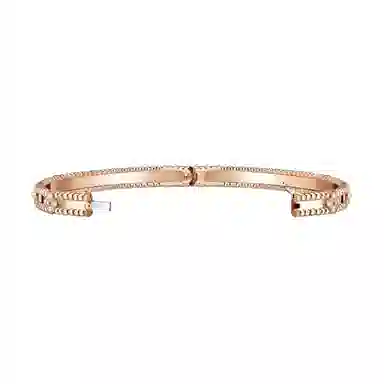 Van Cleef & Arpels Perlée Sweet Clovers Bracelet Rose Gold