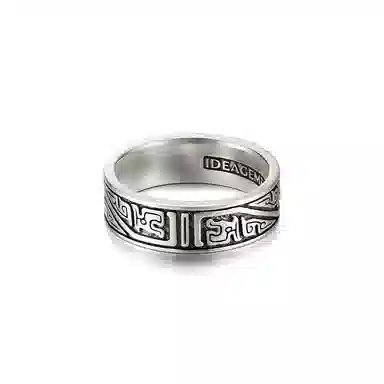 IDEAGEMER Phoenix Ring 925 Silver