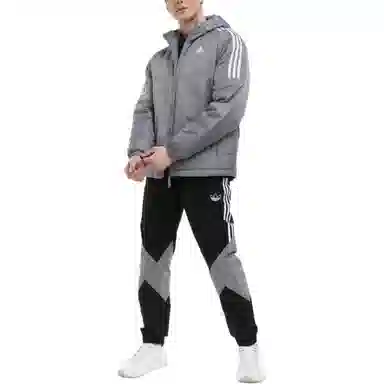 adidas Essentials Insulated Hooded Jacket Logo