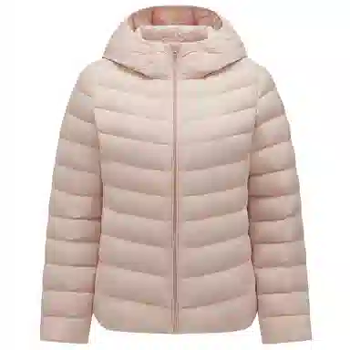 坦博尔 轻薄短款连帽通勤羽绒服 女款