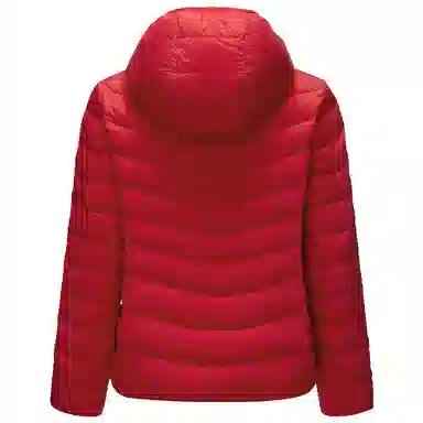 坦博尔 轻薄短款连帽通勤羽绒服 女款