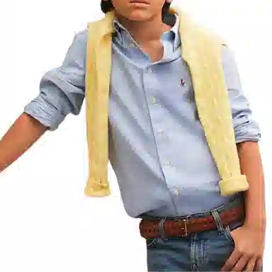 Polo Ralph Lauren Kids Long Sleeve Shirt Blue