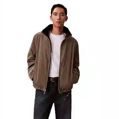 Calvin Klein Reversible Flocked Jacket