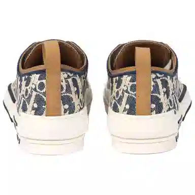 DIOR B23 League Leather Low Sneakers Blue