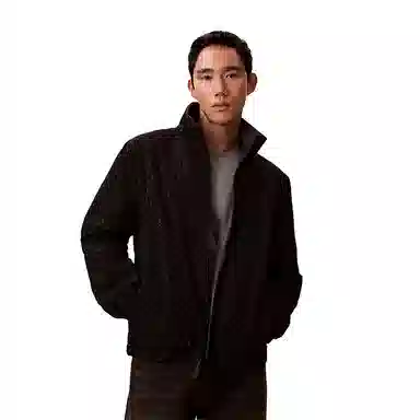 Calvin Klein Reversible Flocked Jacket