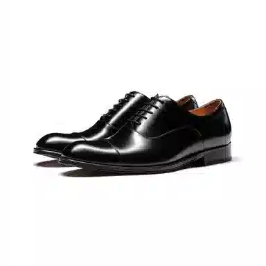 TRUFFAUT Oxford Business Leather Shoes Black