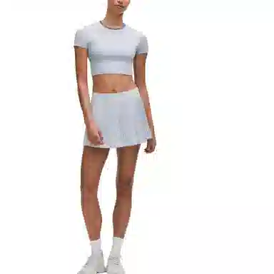 lululemon Tight-FitCropped Shelf-Bra T-Shirt Light Support T