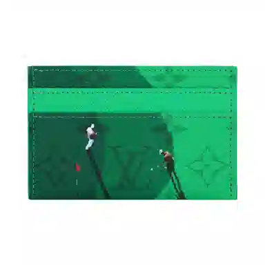Louis Vuitton Card Holder Green