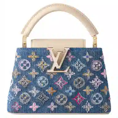 Louis Vuitton Capucines Monogram Denim