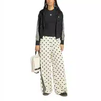 adidas originals SATIN POLKA DOTS WIDE LEG PANT