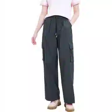 木果果木 简约通勤宽松长裤工装裤 女款