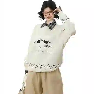 木清清 宽松通勤优雅卫衣 女款