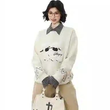 木清清 宽松通勤优雅卫衣 女款