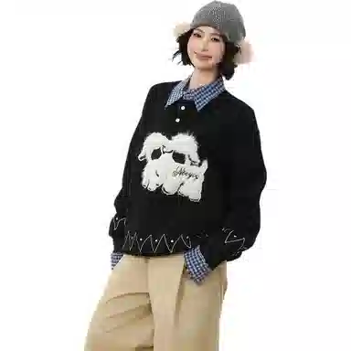 木清清 宽松通勤优雅卫衣 女款