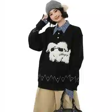 木清清 宽松通勤优雅卫衣 女款