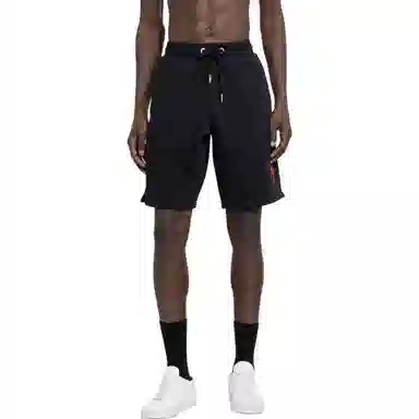 AMIPARIS SS23 High Waist Heart Embroidered Shorts Black