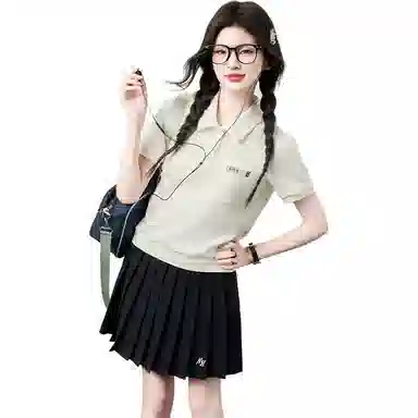 花铃太太 原创花铃学园短袖衬衫 女款