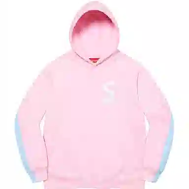 Supreme S Logo Split Hooded Sweatshirt